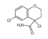 4,6-dichlorochromane-4-carboxamide Structure