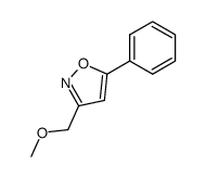 3-methoxymethyl-5-phenyl-isoxazole Structure