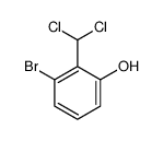 3-bromo-2-(dichloromethyl)phenol结构式