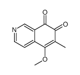 5-Methoxy-6-methyl-7,8-isoquinolinedione Structure