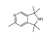 1,1,3,3,6-pentamethyl-2H-pyrrolo[3,4-c]pyridine结构式