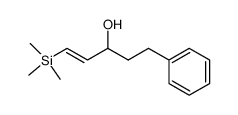 (E)-5-phenyl-1-(trimethylsilyl)pent-1-en-3-ol结构式