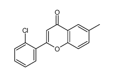 2-(2-chlorophenyl)-6-methylchromen-4-one结构式