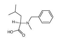 (-)-N-methyl-N-benzyl-(R)-Leu结构式