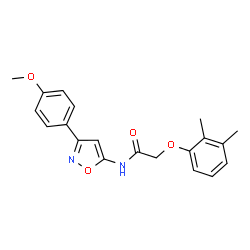 2-(2,3-dimethylphenoxy)-N-[3-(4-methoxyphenyl)-5-isoxazolyl]acetamide Structure