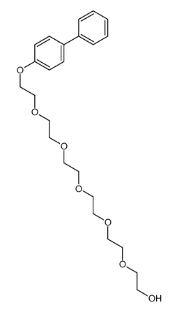 2-[2-[2-[2-[2-[2-(4-phenylphenoxy)ethoxy]ethoxy]ethoxy]ethoxy]ethoxy]ethanol结构式