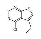 4-chloro-5-ethylthieno[2,3-d]pyrimidine Structure