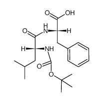 Boc-D-Leu-Phe-OH Structure