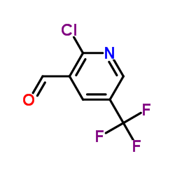 2-Chloro-5-(trifluoromethyl)nicotinaldehyde Structure