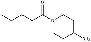 1-(4-aminopiperidin-1-yl)pentan-1-one结构式