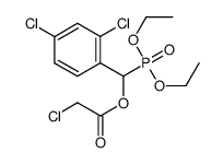 chloro-acetic acid (2,4-dichloro-phenyl)-(diethoxy-phosphoryl)-methyl ester Structure