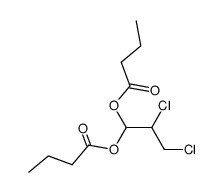 1,1-bis-butyryloxy-2,3-dichloro-propane Structure