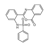 N-[2-(4-oxo-3,1-benzoxazin-2-yl)phenyl]benzenesulfonamide Structure