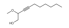 2-methoxy-3-decyn-1-ol Structure