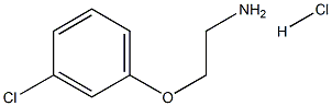 [2-(3-chlorophenoxy)ethyl]amine hydrochloride Structure