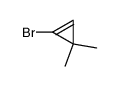 Cyclopropene, 1-bromo-3,3-dimethyl- (9CI)结构式