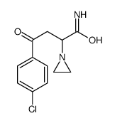 2-aziridin-1-yl-4-(4-chlorophenyl)-4-oxo-butanamide Structure