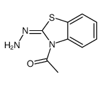 1-(2-hydrazinylidene-1,3-benzothiazol-3-yl)ethanone Structure