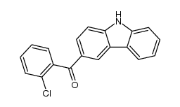 3-(2-Chlorobenzoyl)-carbazole结构式