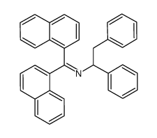 N-(1,2-diphenylethyl)-1,1-di(naphthalen-1-yl)methanimine Structure