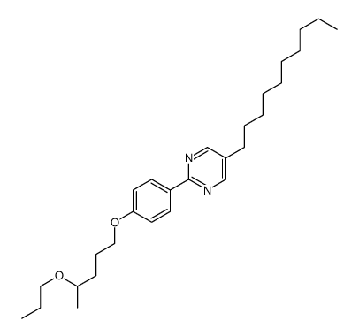 5-decyl-2-[4-(4-propoxypentoxy)phenyl]pyrimidine结构式