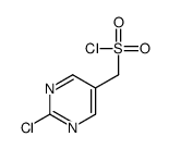 (2-chloropyrimidin-5-yl)methanesulfonyl chloride Structure