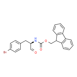 2(R)-FMOC-AMINO-3-(4-BROMOPHENYL)PROPIONALDEHYDE structure