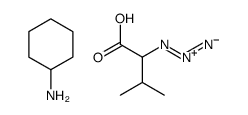 L-叠氮缬氨酸 环己铵盐 N3-Val-OH CHA 盐结构式