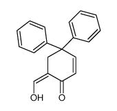 6-(hydroxymethylidene)-4,4-diphenylcyclohex-2-en-1-one结构式