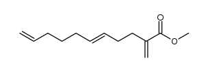 methyl 2-methylene-5,10-undecadienoate Structure