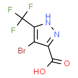 4-Bromo-5-(trifluoromethyl)-1H-pyrazole-3-carboxylic acid picture