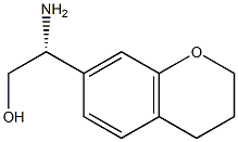 (2R)-2-AMINO-2-CHROMAN-7-YLETHAN-1-OL结构式