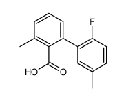 2-(2-fluoro-5-methylphenyl)-6-methylbenzoic acid Structure