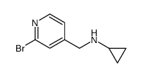 (2-溴-吡啶-4-甲基)-环丙基-胺图片