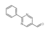 2-Phenyl-pyrimidine-5-carbaldehyde Structure