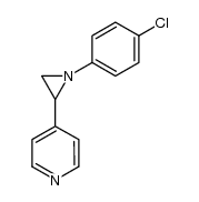 1-(4-chlorophenyl)-2-(4-pyridyl)aziridine Structure