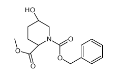 (2R-trans)-5-Hydroxy-1,2-piperidinedicarboxylic acid 2-methyl 1-benzyl ester picture