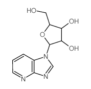 2-(hydroxymethyl)-5-(2,7,9-triazabicyclo[4.3.0]nona-2,4,8,10-tetraen-7-yl)oxolane-3,4-diol结构式