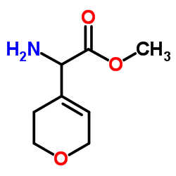 Methyl amino(3,6-dihydro-2H-pyran-4-yl)acetate结构式