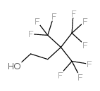 3,3-bis(trifluoromethyl)-4,4,4-trifluorobutan-1-ol结构式