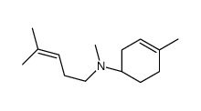 (1R)-N,4-dimethyl-N-(4-methylpent-3-enyl)cyclohex-3-en-1-amine Structure