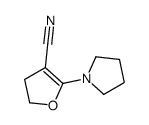 5-pyrrolidin-1-yl-2,3-dihydrofuran-4-carbonitrile结构式