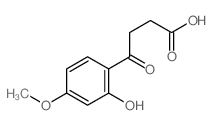 Benzenebutanoicacid, 2-hydroxy-4-methoxy-g-oxo- Structure