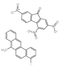 4-chloro-7-methylbenzo[a]anthracene,2,4,7-trinitrofluoren-9-one结构式