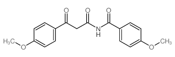 Benzenepropanamide,4-methoxy-N-(4-methoxybenzoyl)-b-oxo- picture