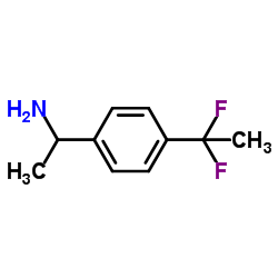 1-[4-(1,1-Difluoroethyl)phenyl]ethanamine结构式