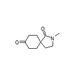 2-Methyl-2-azaspiro[4.5]decane-1,8-dione Structure