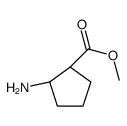 (1R,2R)-Methyl 2-aminocyclopentanecarboxylate Structure