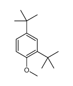 2,4-二-叔丁基-1-甲氧基苯结构式