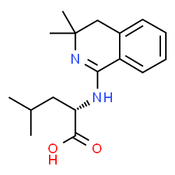 L-Leucine, N-(3,4-dihydro-3,3-dimethyl-1-isoquinolinyl)-结构式